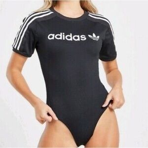 Adidas black and white bodysuit